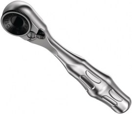 WERA Bit-/Hebelumschaltknarre 8001 A Zyklop 1/4 ″ direkte Bitaufnahme Länge 87 mm 60 Zähne