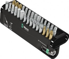 WERA Bitsortiment Bit-Check 30 Universal 1 30-teilig Schlitz/PH/PZD/TX/TX-BO/6Kt.