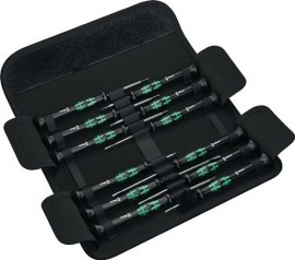 WERA Feinmechanikerschraubendrehersatz K Micro-Set/12 SB 1 12 teilig Schlitz/PH/6-KT./TORX®
