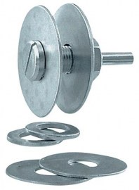 Spannschaft MN-AC passend für Grobreinigungsscheiben Schaft-D. 8 mm für Bohrungs-D. 12,7 mm 3M