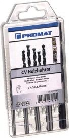 PROMAT Holzspiralbohrersatz