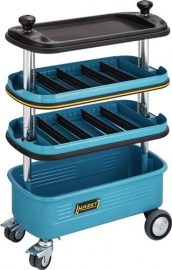 HAZET Werkzeugwagen 166N B650xT415xH965mm 2 Kästen Schubladen leer Stahlblech