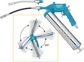 HAZET Druckluftfettpresse 9042N-1 230 l/min 400 ml 6,3 bar