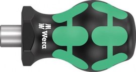 WERA Bithandhalter 811/1 1/4 ″ mit Magnet Klingenlänge 10 mm 2-Komponentengriff