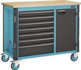 HAZET Werkzeugwagen B1150xT600xH964mm 1000 kg 7 Schubladen