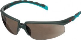 3M Schutzbrille S2002SGAF-BGR-EU EN 166 EN172 Bügel grau/türkis, Scheibe grau Polycarbonat