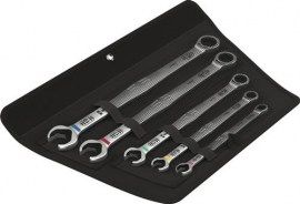 WERA Maulringratschenschlüsselsatz 6007 Joker 5 Set 1 5-teilig Schlüsselweiten 8-19 mm