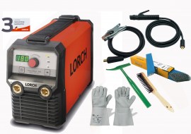 Elektroden-Schweißinverter LORCH MicorStick 180 ControlPro  im Starter-Set