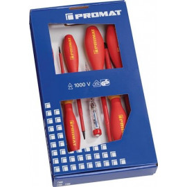 PROMAT Schraubendrehersatz slim