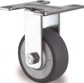 TECWERK Bockrolle Vollgummi Kugellager