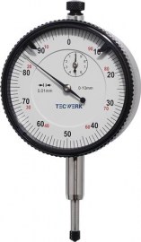 TECWERK Messuhr DIN 878 10 mm Ablesung 0,01 mm
