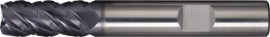 TECWERK Schaftfräser DIN 6527 L Typ NF-UNI VHM TiAlN 45 ° DIN 6535 HB Schneidenanzahl 4 lang