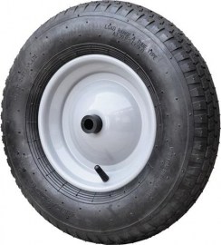 CAPITO Luftrad Rad-Ø 400 mm Radbreite 100 mm mit Achse und Kunststoffgleitlager