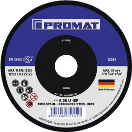 PROMAT Trennscheibe Keramikkorn Bohrung 22,23 mm