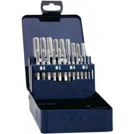 PROMAT Gewindebohrersatz DIN 352 M3-M12 21 teilig HSS