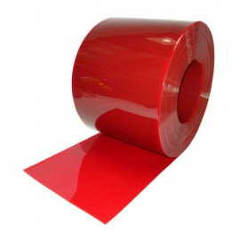 Schweißerschutzlamellen T40 (rotorange) - Meterware