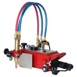 Portable Autogen-Handbrennschneidmaschine proFIT SLM mit Maschinenschneidbrenner und Führungsbahn 1,8m