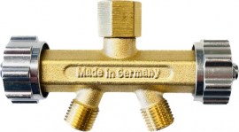 Doppelentnahmeventil für Sauerstoff