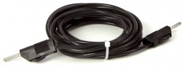 Kabel 4m 10mm² schwarz, mit 2 Steckern (für Clean Marker Brush)