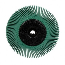 Scotch-Brite™ Radial Bristle Brush BB-ZB mit Kunststoff-Flansch, 152,4 mm x 12,7 mm x 25,4 mm, Typ A