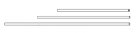 Rohre länge à 237 cm, Ø 33,7 mm