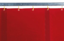 Schweißerschutz-Lamelle T40 (rotorange), 570x1,0mm