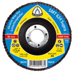 SMT 624 Fächerscheibe 115 x 22,23 mm Korn 60 gewölbt
