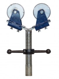 Rollenpaar für V-Kopf steckbar