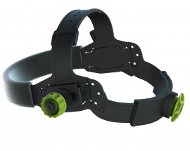 Komfort-Kopfband für Optrel panoramaxx/clearmaxx, schwarz/grün