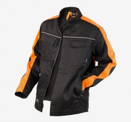 Kemppi Schweißerjacke Helsinki, schwarz/orange