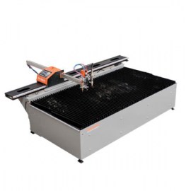 Komplettsystem: Portables CNC-Brennschneidsystem EX-TRACK 1.500 x 3.000 mm mit Wassertisch