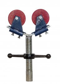 Rollenpaar für V-Kopf steckbar