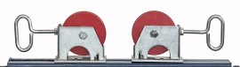 Rollenpaar für Duo-PipeStand