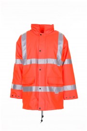 Warnschutz Parka, uni orange